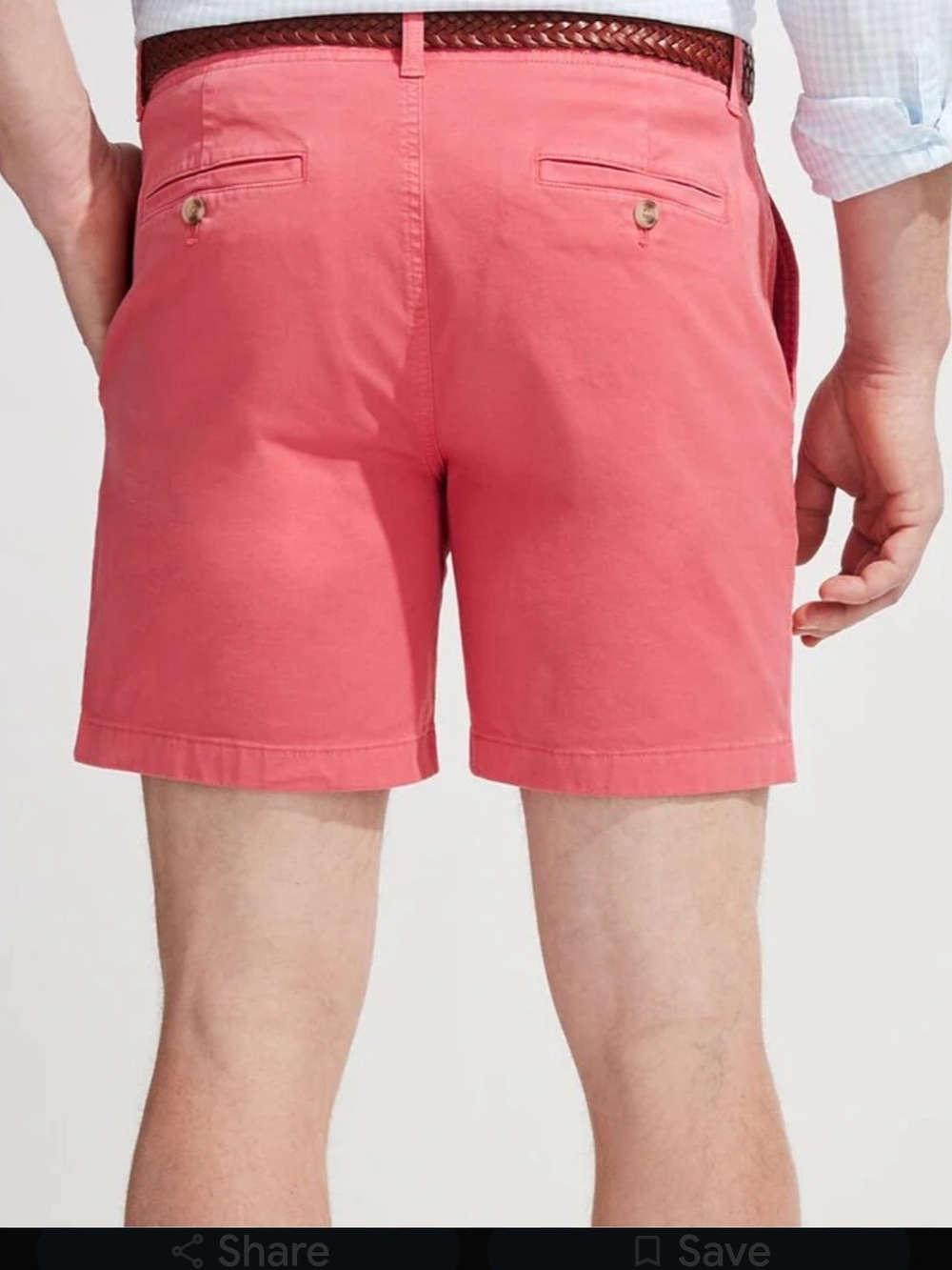 Vineyard Vine Men's Club Short  Chino Shorts 36" 9" Inseam